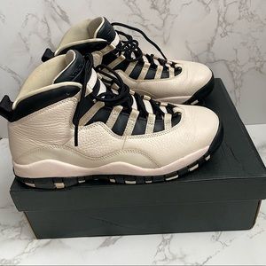 Air Jordan 10 Retro Premium GG | Heiress White Pearl | Size: 7Y